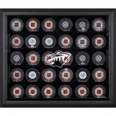 Minnesota Wild Fanatics Authentic 30-Puck Black Display Case