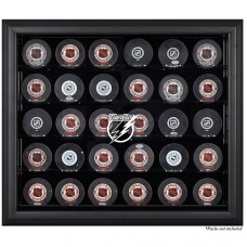 Tampa Bay Lightning Fanatics Authentic 30-Puck Black Display Case