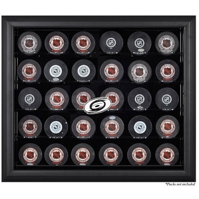 Carolina Hurricanes Fanatics Authentic 30-Puck Black Display Case