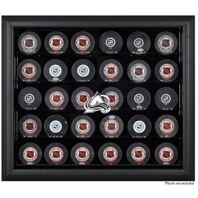 Colorado Avalanche Fanatics Authentic 30-Puck Black Display Case