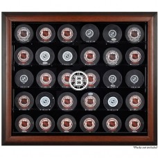 Boston Bruins Fanatics Authentic 30-Puck Brown Display Case