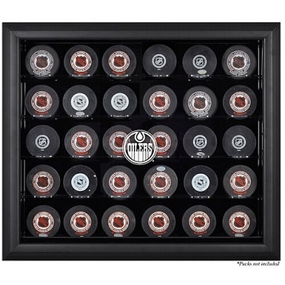 Edmonton Oilers Fanatics Authentic 30-Puck Black Display Case