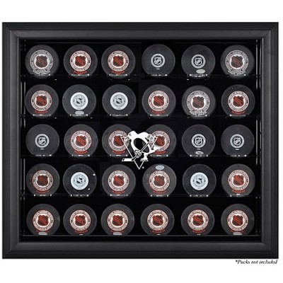 Pittsburgh Penguins Fanatics Authentic 30-Puck Black Display Case