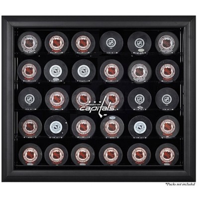 Washington Capitals Fanatics Authentic 30-Puck Black Display Case