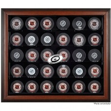 Carolina Hurricanes Fanatics Authentic 30-Puck Brown Display Case