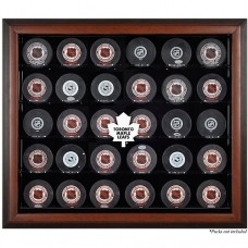 Toronto Maple Leafs (1970-2016) Fanatics Authentic 30-Puck Brown Display Case