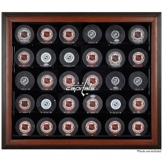 Washington Capitals Fanatics Authentic 30-Puck Brown Display Case