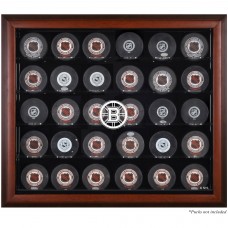 Boston Bruins Fanatics Authentic 30-Puck Mahogany Display Case
