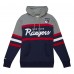 New York Rangers NHL Head Coach Hoody By Mitchell & Ness - Mens