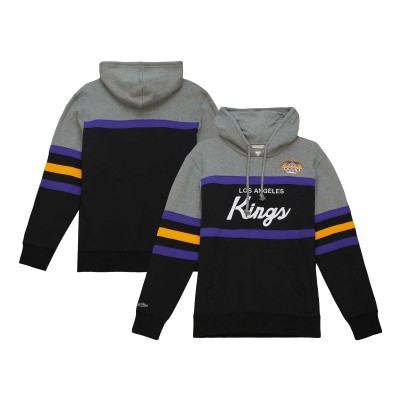 Los Angeles Kings NHL Head Coach Hoody By Mitchell & Ness - Mens