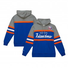 New York Islanders NHL Head Coach Hoody By Mitchell & Ness - Mens