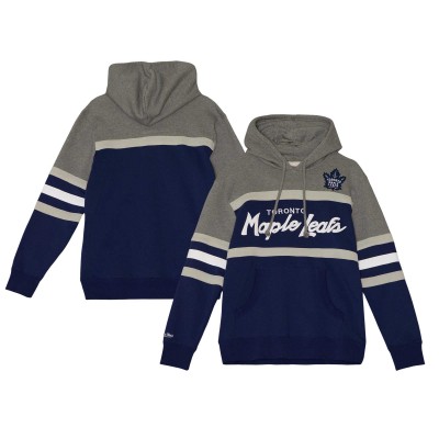 Toronto Maple Leafs NHL Head Coach Hoody By Mitchell & Ness - Mens