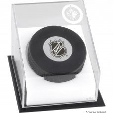 Winnipeg Jets Fanatics Authentic Puck Deluxe Logo Display Case