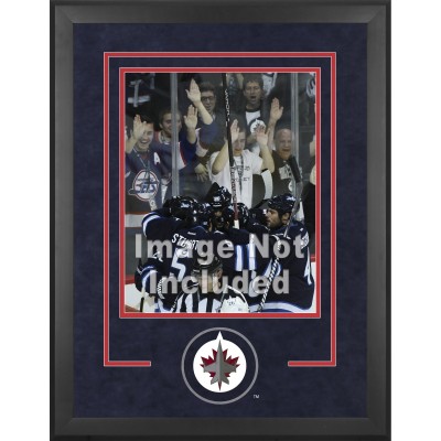 Winnipeg Jets Fanatics Authentic 16 x 20 Vertical Deluxe Suede Setup Frame with Team Logo