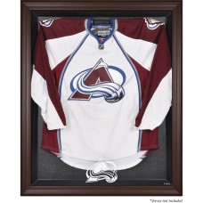 Colorado Avalanche Fanatics Authentic Brown Framed Logo Jersey Display Case Colorado Avalanche Fanatics Authentic Brown Framed Logo Jersey Display Case
