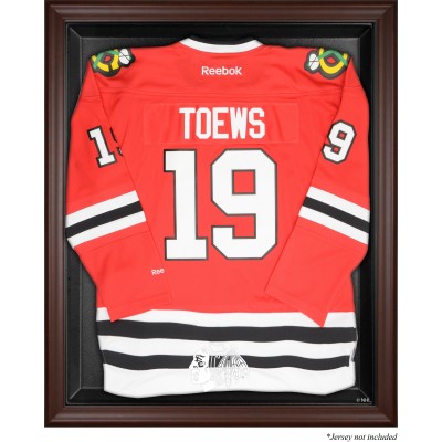 Chicago Blackhawks Fanatics Authentic Brown Framed Logo Jersey Display Case