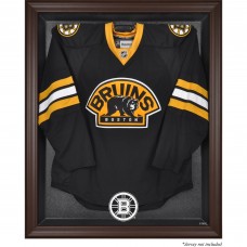 Boston Bruins Fanatics Authentic Brown Framed Logo Jersey Display Case