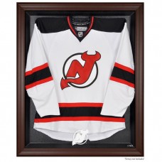 New Jersey Devils Fanatics Authentic Brown Framed Logo Jersey Display Case