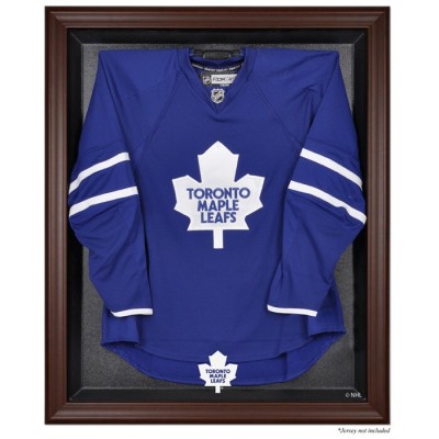 Toronto Maple Leafs (1970-2016) Fanatics Authentic Brown Framed Logo Jersey Display Case