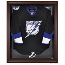 Tampa Bay Lightning Fanatics Authentic Brown Framed Logo Jersey Display Case