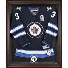 Winnipeg Jets Fanatics Authentic Brown Framed Logo Jersey Display Case