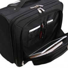 New Jersey Devils MOJO 14 Laptop Overnighter Wheeled Bag- Black