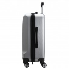 Calgary Flames 20 8-Wheel Hardcase Spinner Carry-On - Silver