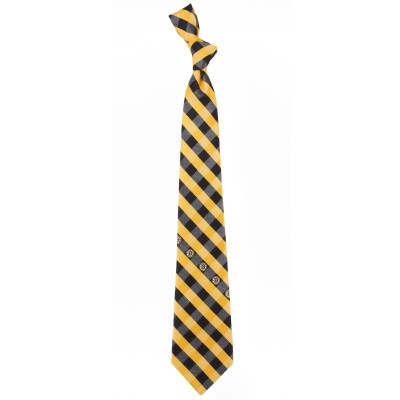 Boston Bruins Woven Poly Check Tie - оригинальная атрибутика Бостон Брюинз