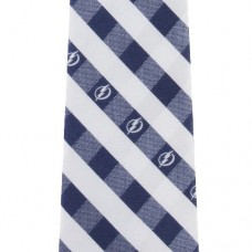 Tampa Bay Lightning Woven Poly Check Tie