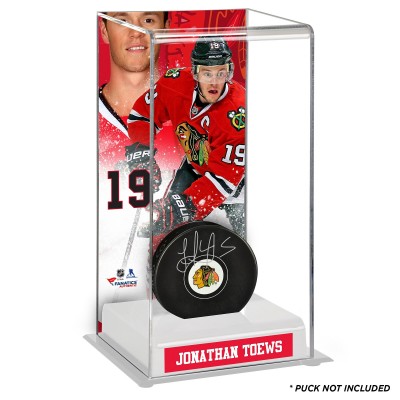 Кейс для шайбы Chicago Blackhawks Jonathan Toews Fanatics Authentic Deluxe Tall