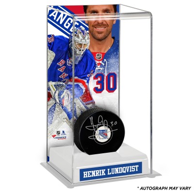 Шайба с автографом Henrik Lundqvist New York Rangers Fanatics Authentic