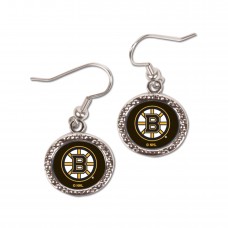 Boston Bruins WinCraft Womens Round Dangle Earrings