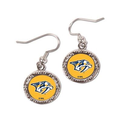 Серьги Nashville Predators WinCraft Womens Round Dangle