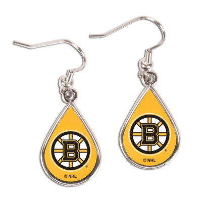 Сережки Boston Bruins WinCraft Tear Drop Dangle