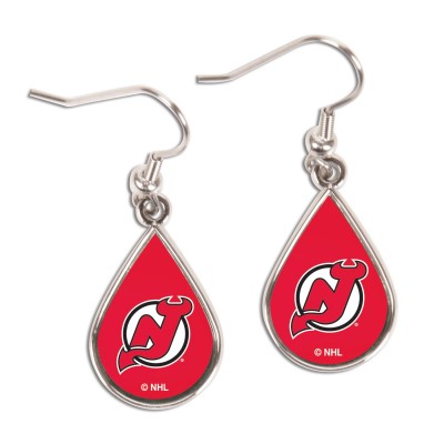 New Jersey Devils WinCraft Tear Drop Dangle Earrings