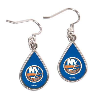 New York Islanders WinCraft Tear Drop Dangle Earrings