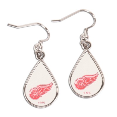 Detroit Red Wings WinCraft Tear Drop Dangle Earrings