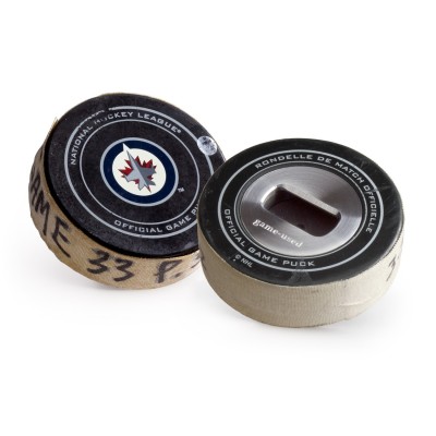 Winnipeg Jets Tokens & Icons Game-Used Puck Bottle Opener