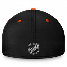Бейсболка Anaheim Ducks Fanatics Black/Orange Authentic Pro Rink Two-Tone