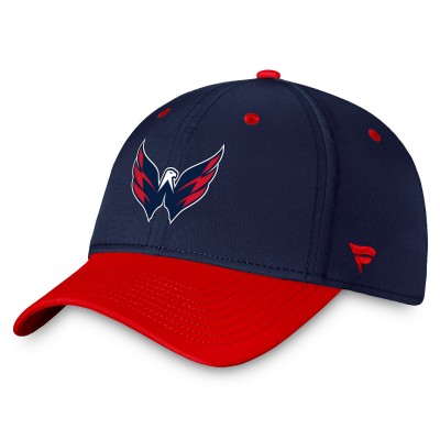 Бейсболка Washington Capitals Fanatics Authentic Pro Rink Two-Tone&nbsp;– Navy/Red