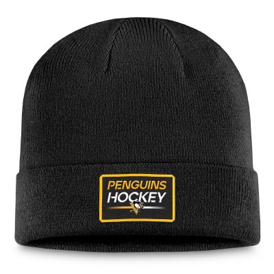 Шапка Pittsburgh Penguins Fanatics Black Authentic Pro Cuffed Knit