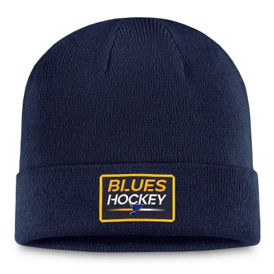 Шапка St. Louis Blues Fanatics Authentic Pro Cuffed Knit – Navy