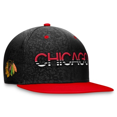 Бейсболка Chicago Blackhawks Authentic Pro Rink Two-Tone&nbsp;– Black/ Red