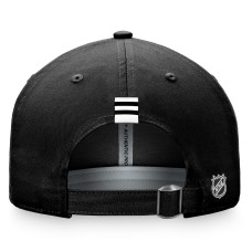 Женская бейсболка Chicago Blackhawks Fanatics Black Authentic Pro Rink