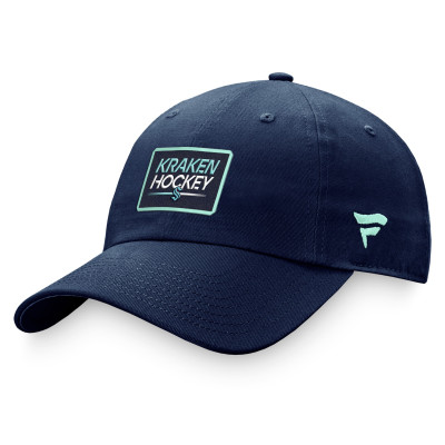 Женская Бейсболка Seattle Kraken Fanatics Deep Sea Blue Authentic Pro Rink