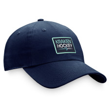Женская Бейсболка Seattle Kraken Fanatics Deep Sea Blue Authentic Pro Rink