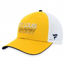 Бейсболка St. Louis Blues Authentic Pro Rink Trucker - Gold
