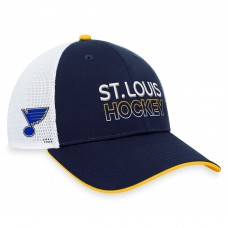 Бейсболка St. Louis Blues Authentic Pro Rink Trucker - Navy