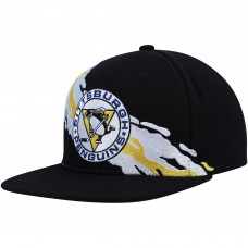 Бейсболка Pittsburgh Penguins Mitchell & Ness Vintage Paintbrush - Black