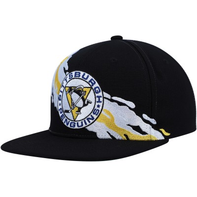 Бейсболка Pittsburgh Penguins Mitchell & Ness Vintage Paintbrush - Black